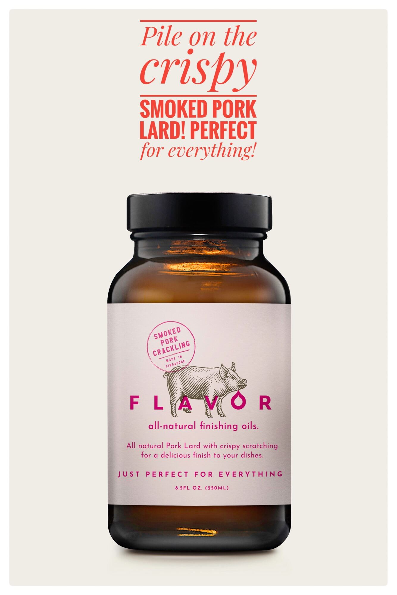 Smoked Pork Lard and Cracking Flavor Finishing Oil Lazada Singapore