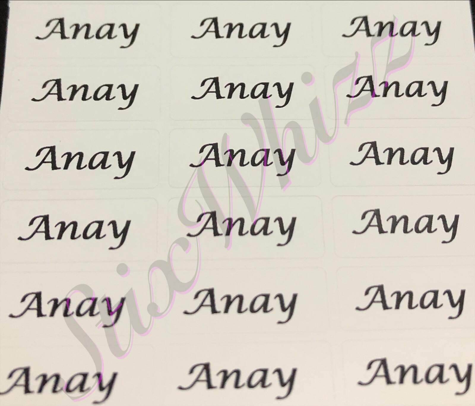 [SG Stock] Iron on Clothing labels Daycare labels Kids name stickers Name labels