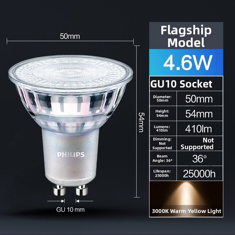 Philips | LED Spot Light Bulb 220V GU10