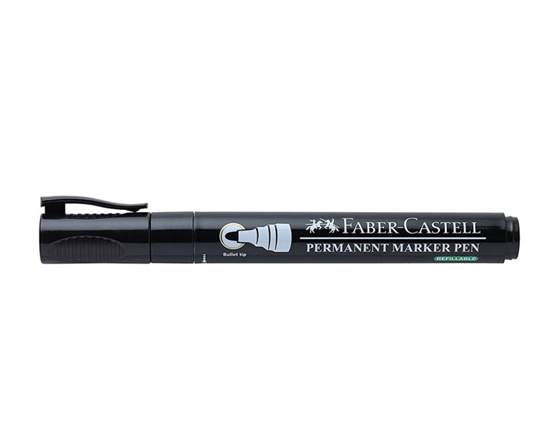 Refillable Permanent Marker P20 Bullet, Box of 10 Black – Faber-Castell  Malaysia