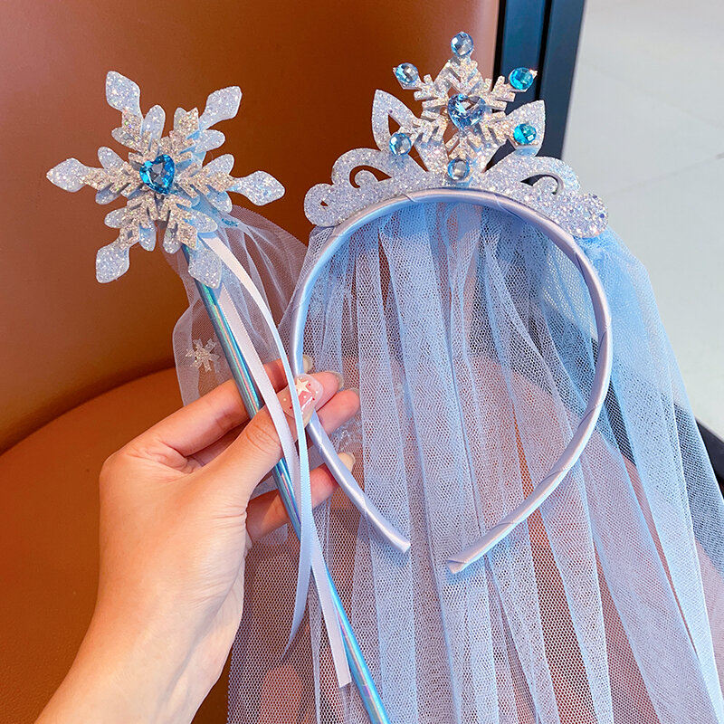 Frozen Elsa Crown Tiara For Girls Birthday Party Cosplay