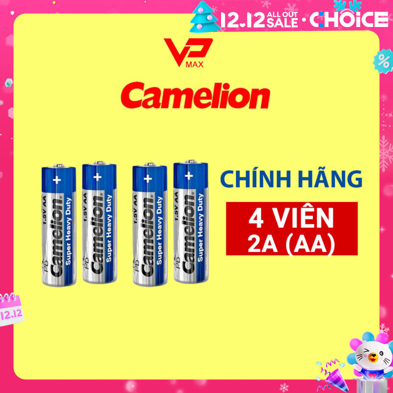 4 viên pin Camelion 2A (AA) chống chảy nước pin tiểu dùng cho đồ chơi, điều khiển v..v..