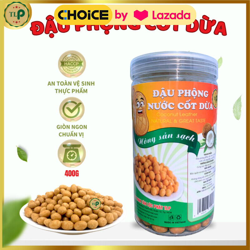 ĐẬU PHỘNG CỐT DỪA TÂN LỘC PHÁT HŨ 400G