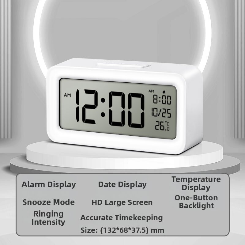 deli | Student Alarm Clock Smart Digital Strong Wake-up
