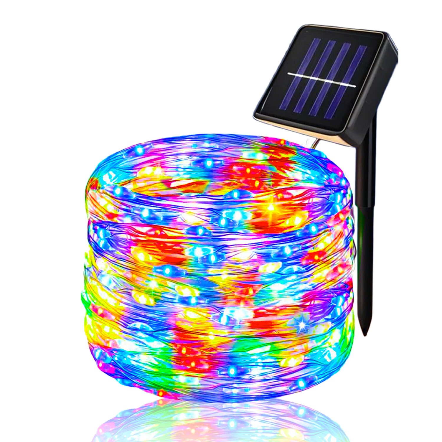 Christmas Garland Solar Outdoor String Lights LED Outdoor 8 Modes Chain Lights Decoration for Garden Patio Tree Terrace Parties