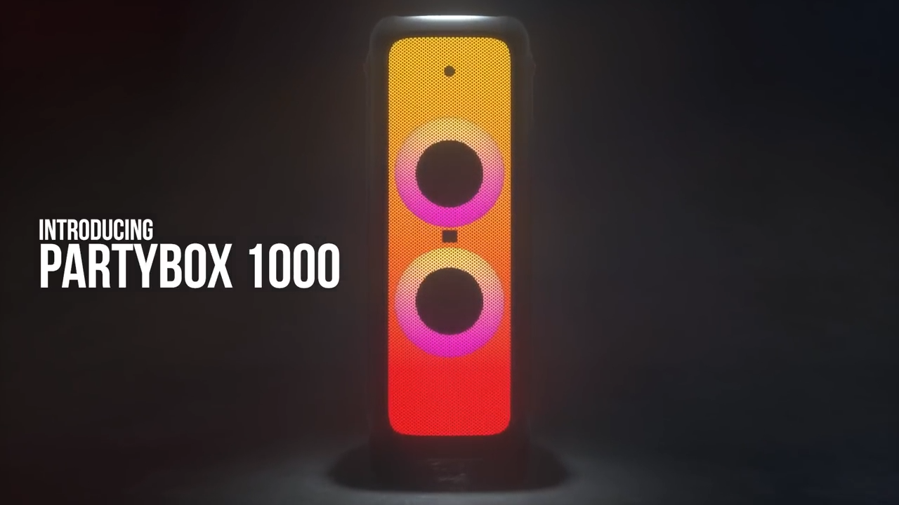 JBL PartyBox 1000 wireless party speaker 1100W pure bass and 1-year official warranty