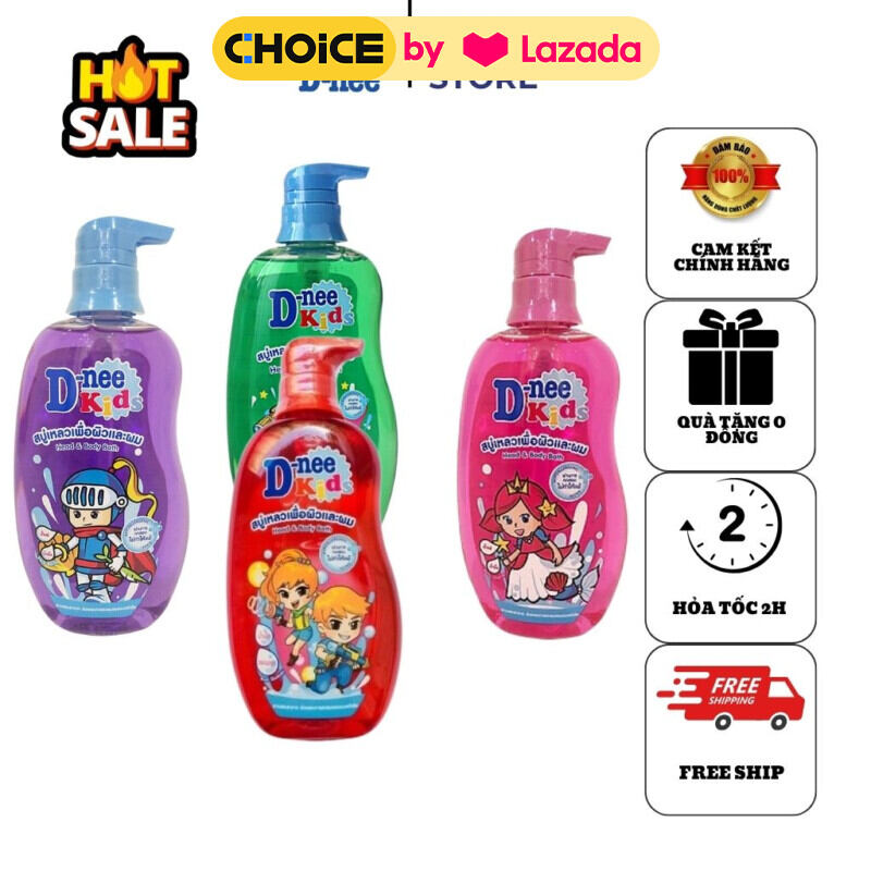 Sữa Tắm Gội D-Nee Kids Thái Lan 600ml