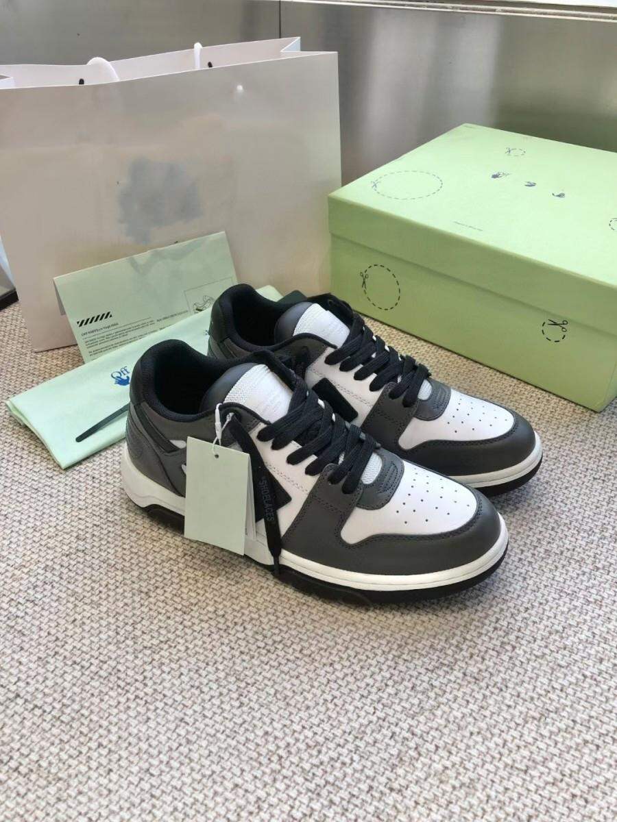 Off-White Thick-Heeled Casual Sports Shoes Unisex Fashionable Leisure Sneakers Luxury Women's Flat Footwear round Toe Mesh Inner · v10