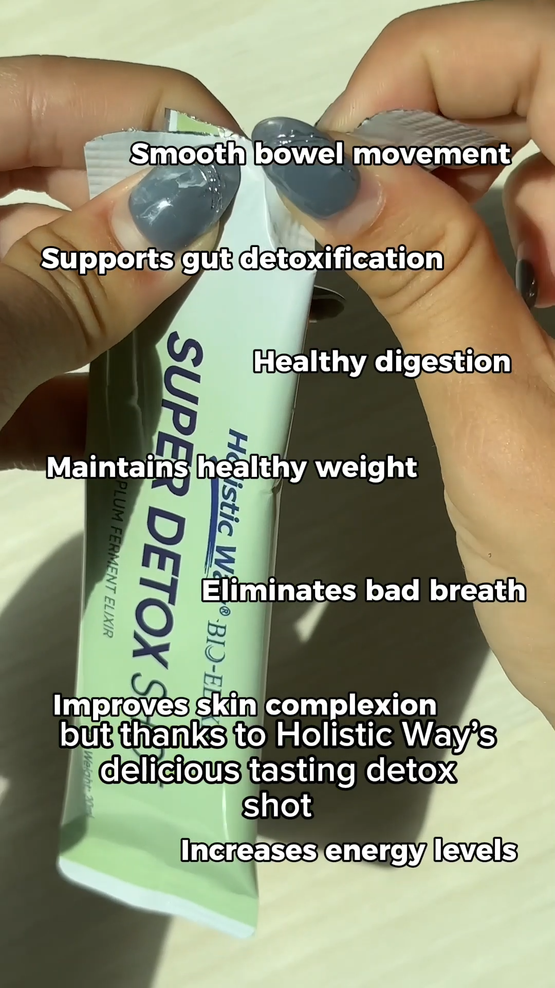 ✨️希少✨️Detox #1 Holistic Way Bio-Elixir Super Detox Shot - 10 Liquid Sachets x
