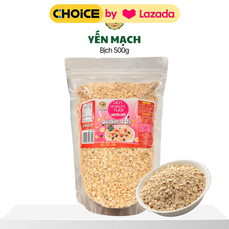 Yến Mạch Cán Vỡ Tân Lộc Phát Bịch 500g