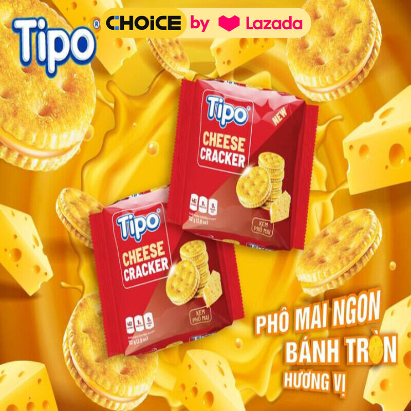 [000] Bánh Tipo craker cheese 112g