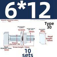 TIANZHUOJINSHU | European Standard T-Slot Aluminum Profile Accessories Screw Bolt Nut Set