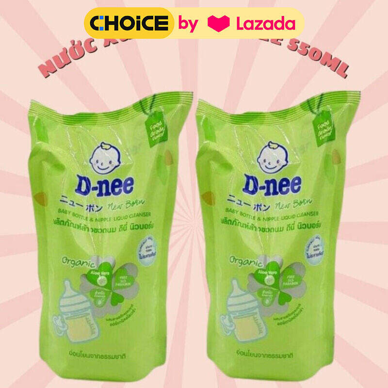 Nước rửa bình sữa D-nee Organic 550 ML