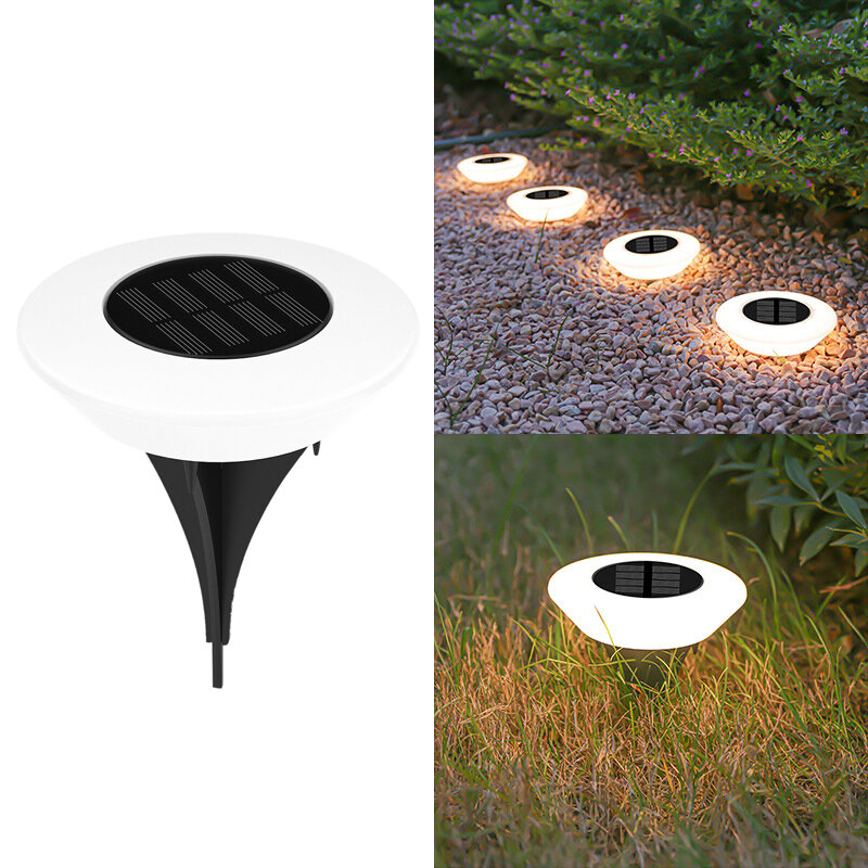 1/4Pack Solar Ground Lights14LED Waterproof Outdoor Landscape Light LED Lawn Lamp for Garden Pathway Yard Deck Camping Decor