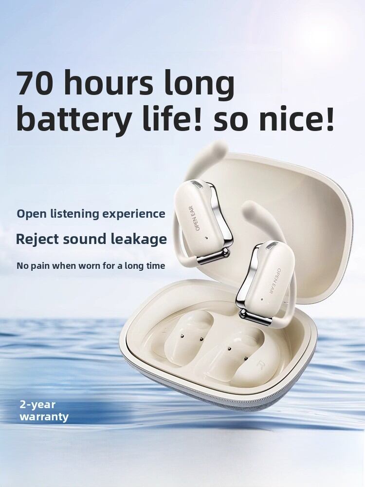 Bizoe | Bone Conduction Wireless Ear-Hanging Bluetooth Headphones Comfortable for Sports