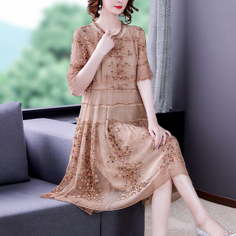 silk frocks design 2018