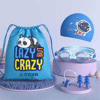 PEAK | Waterproof Anti-Fog HD Childrens Swimming Goggles Set