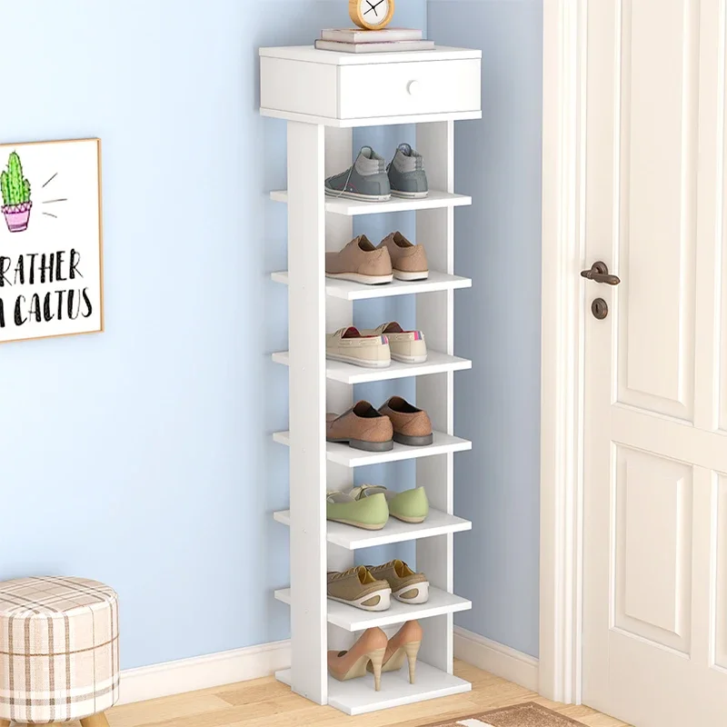 Multi-Layer Dustproof Simple Door Small Shoes Shelf Space-Saving Household Multi-Functional Shoe Cabinet Economical Storage Rack
