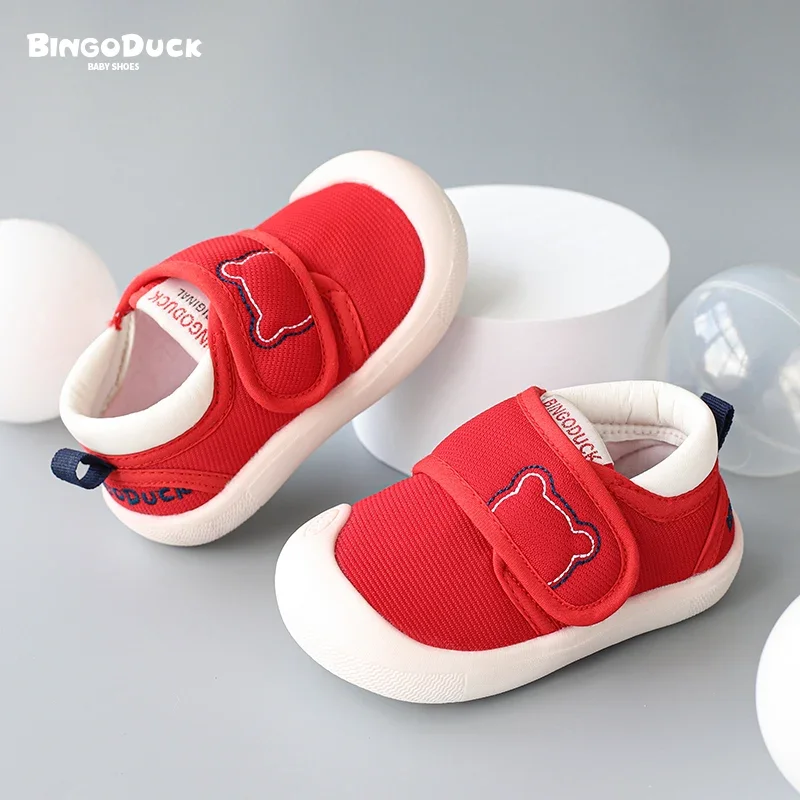Toddler Shoes Female Baby Soft Bottom 0-1-3 Years Old 2 Infant Boys Spring Summer Autumn Non-Slip No Heel Slippage Shoes Breathable