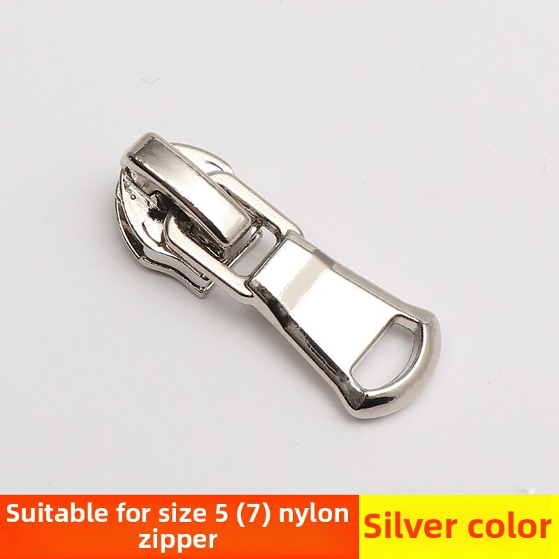 Metal Zipper Replacement Zipper Head for Clothes 5 Number Resin Zipper Pull 7 Number Nylon Zipper Buckle Zipper Accessories
