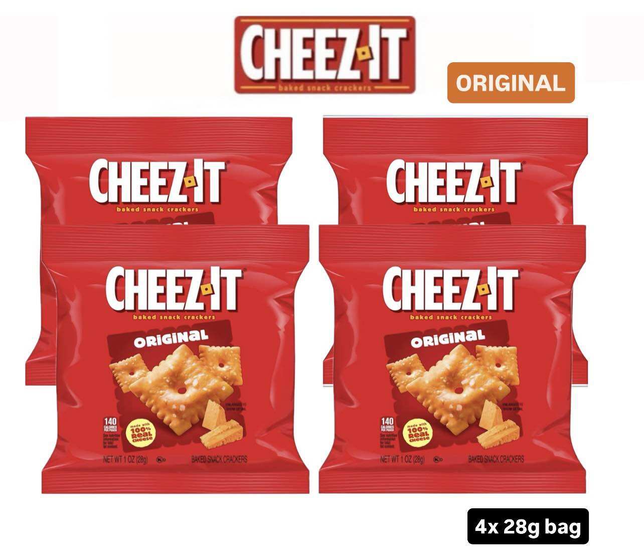 Cheezit Variety Pack 12Packs - Cheese Crackers & Baked Snacks