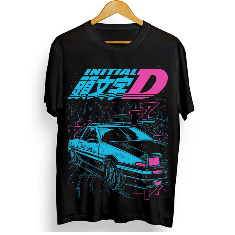 Initial D Ae86 Manga T-Shirt - Unisex Street Racing Oversized