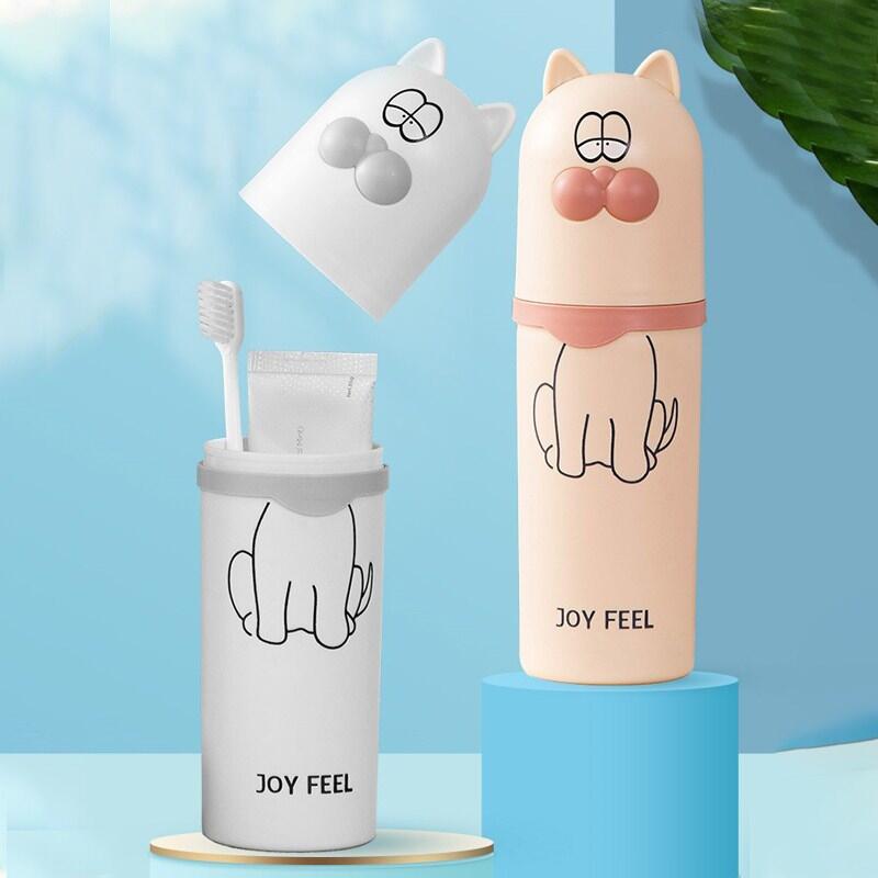 Travel Wash Cup Cartoon Cute Portable Dormitory Student Children Tooth Cup Large Capacity Sealed Business Trip Storage Box Singapore
