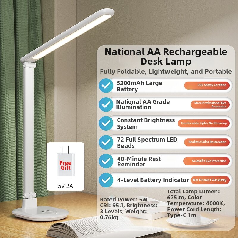 PHILIPS | Eye-Protective Study Lamp LED Long-Lasting Desk Lamp