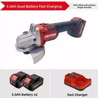 Devon | Adjustable Speed Cordless Angle Grinder 20V