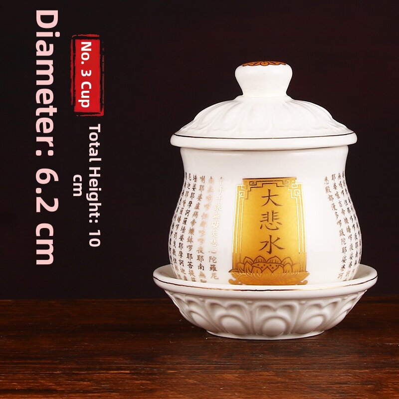 Buddhist Offering Ceramic Water Cup