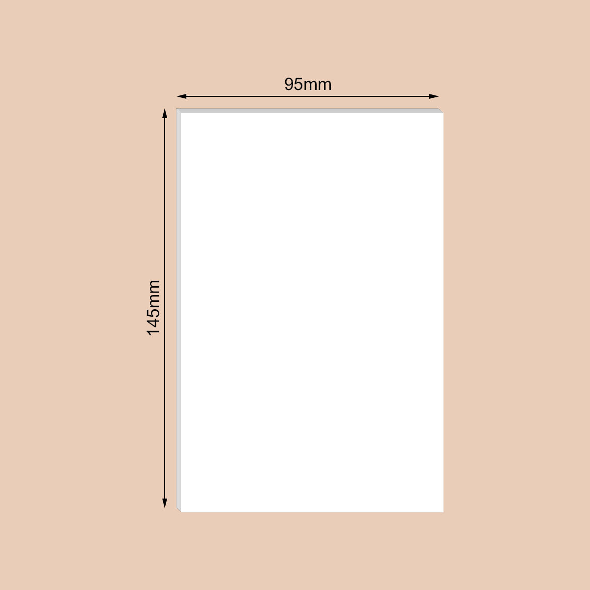 50/100pcs Thickened Blank Hard Cards - Blank Craft Cards DIY Art Cards Flash Cards for DIY Drawing/Flash Cards/Host Notes
