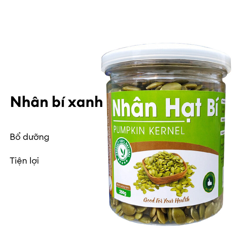 Nhân bí xanh ăn liền hoặc chế biến tùy sở thích 250g SK FOOD