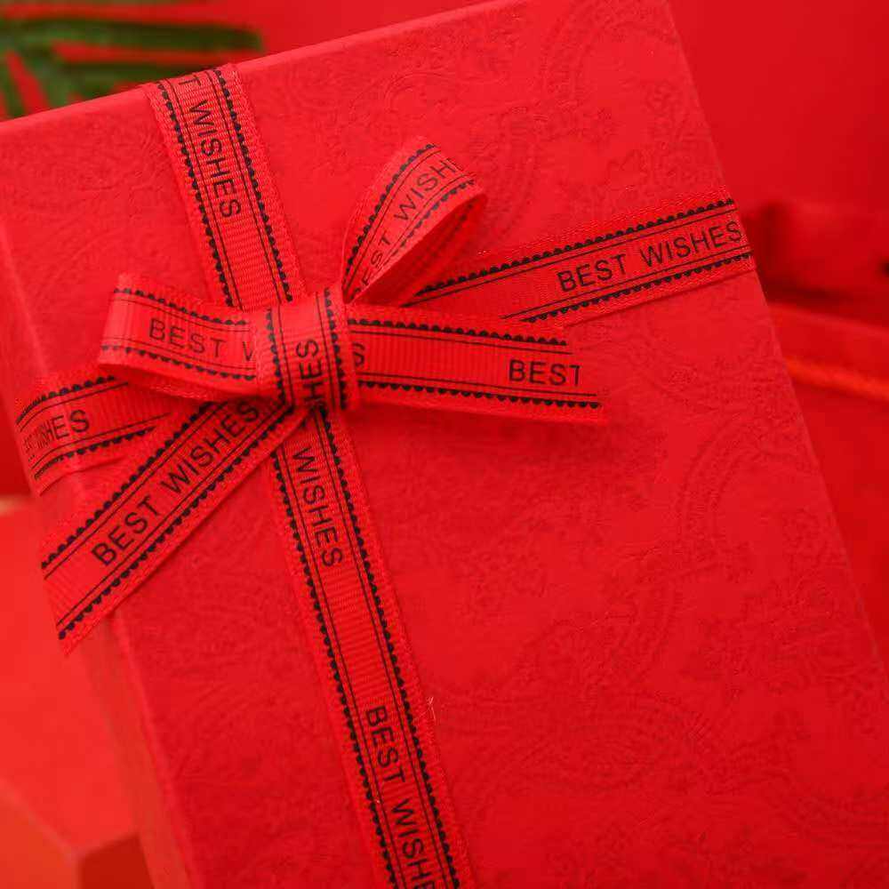 Large Red Gift Box Packaging Box Birthday Present Box Cultural Creative Cross-Border Optimal Empty Box for Handouts