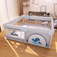 JoynCleon | Child Protection Baby Play Fence Integrated with Crawl Mat