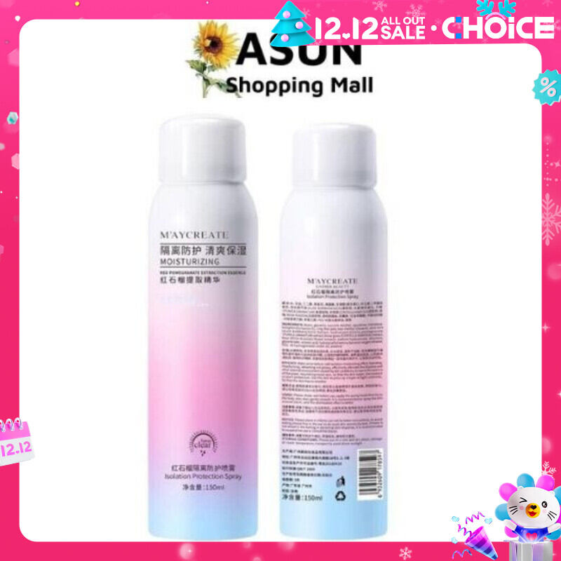 [HCM]Xịt Chống Nắng Trắng Sáng Da Maycreate 150ml SPF35