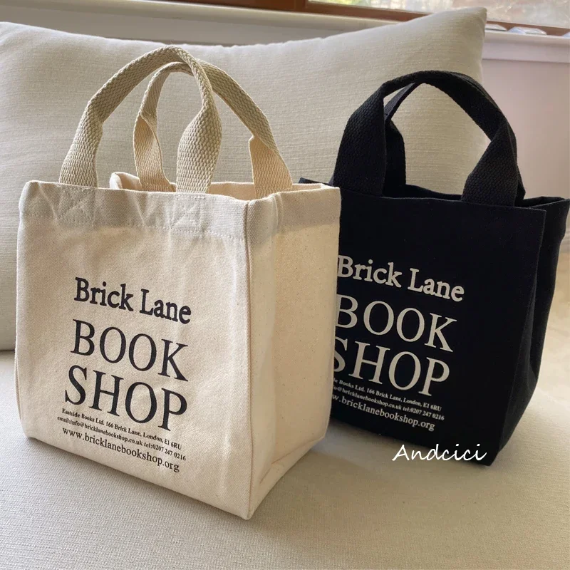 Andcici @ British Museum Canvas Bag Handbag Small Bag for Male and Female Students Lunch Box Bag Lunch Box Bag Shopping Bag