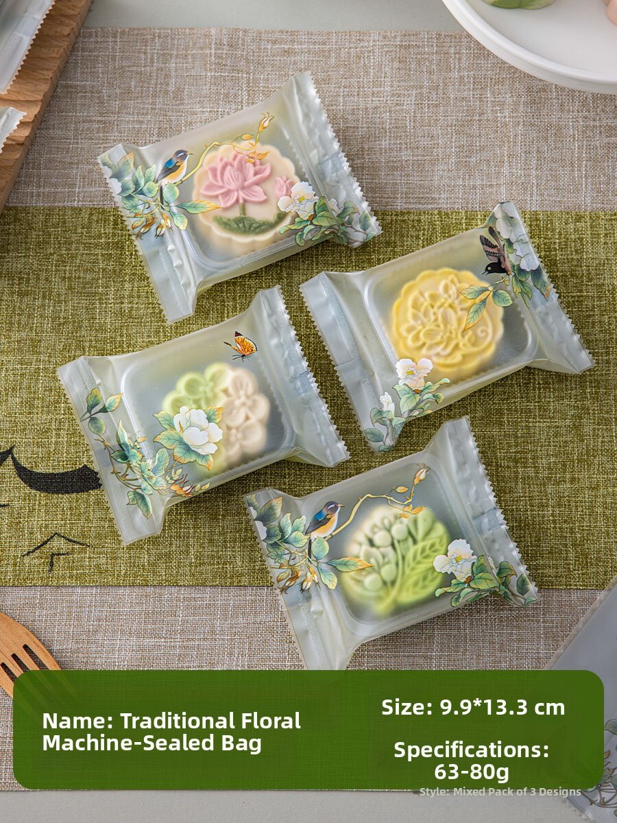 MEIDI | New 2024 Mooncake Packaging Bags For Tray-bottomed Ice Skin Egg Yolk Pastries