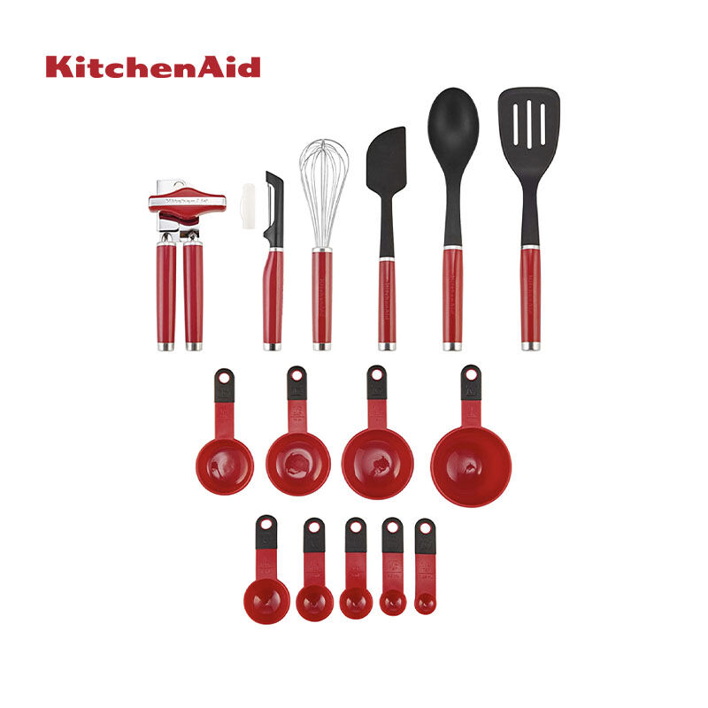 KitchenAid 15-piece Kitchen Utensil Set - Empire Red ราคา 2,699 บาท*ส่งฟรี