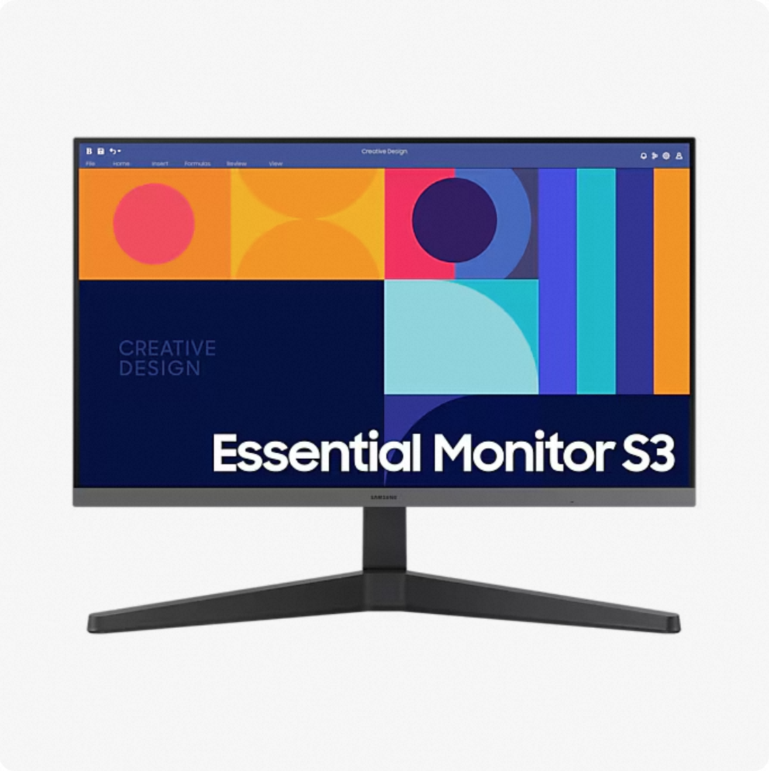 SAMSUNG S3 LS24C330GAEXXT Monitor - Vibrant Colors Across the Screen, And a Smooth Display ราคา 2,730 บาท*ส่งฟรี
