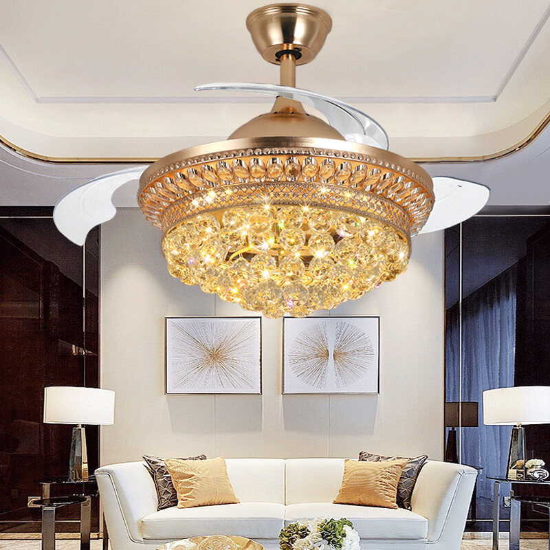 led chandelier fan