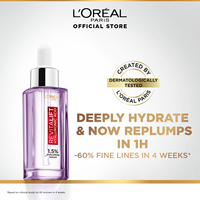 LOréal Paris Revitalift 1.5% Hyaluronic Acid Face Serum for Hydrated & Replump Skin Reduces Fine Lines 30ml