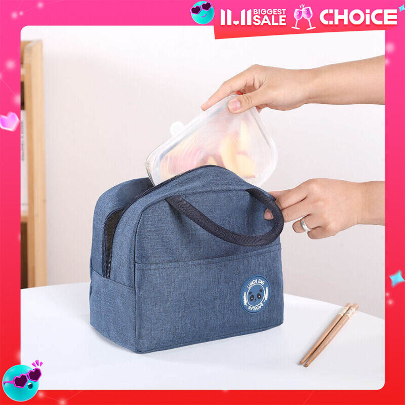 Portable bento bag thermal bag lunch bag Lunch bag Lunch bag with rice bag lunch box storage bag for work and school