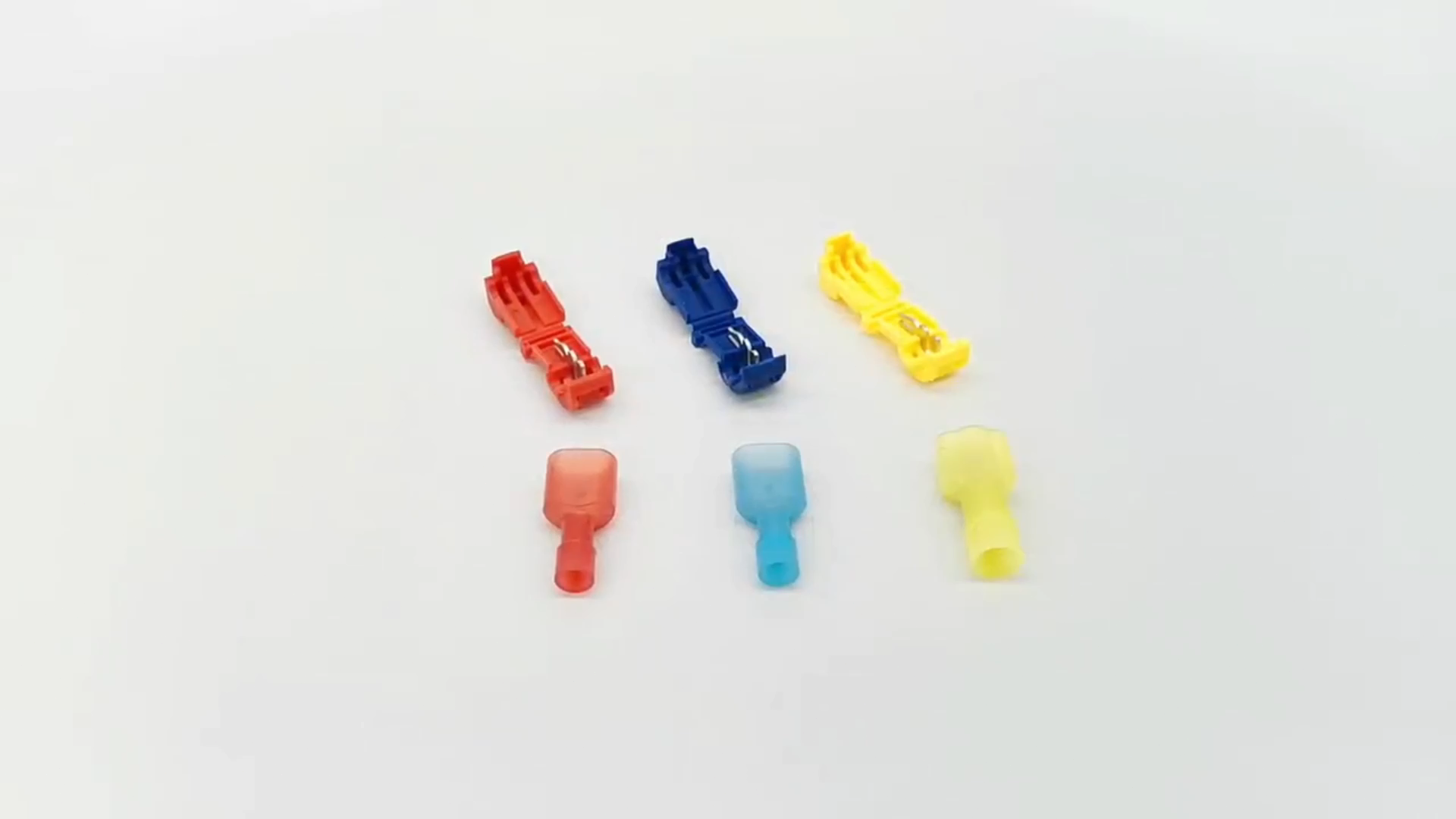 120PCS/Box T-type Crimp Terminal,Wire Connection Clip Quick Peel-Free ...
