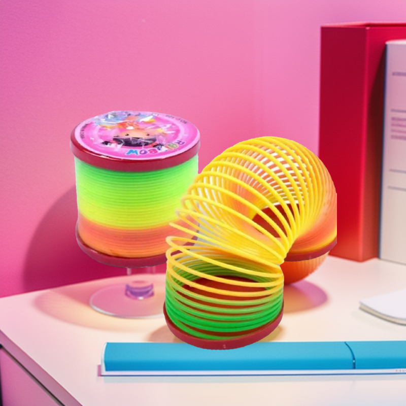 Magic Slinky RAINBOW Springs Bounce Fun Toy For Kids. 