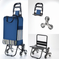 GIANXI | Portable Foldable Stair Climbing Shopping Cart