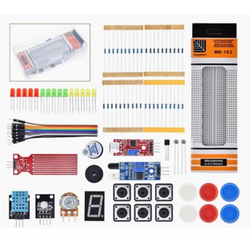 Starter Kit for Arduino Uno R3 Breadboard Basic simple learning kit ...