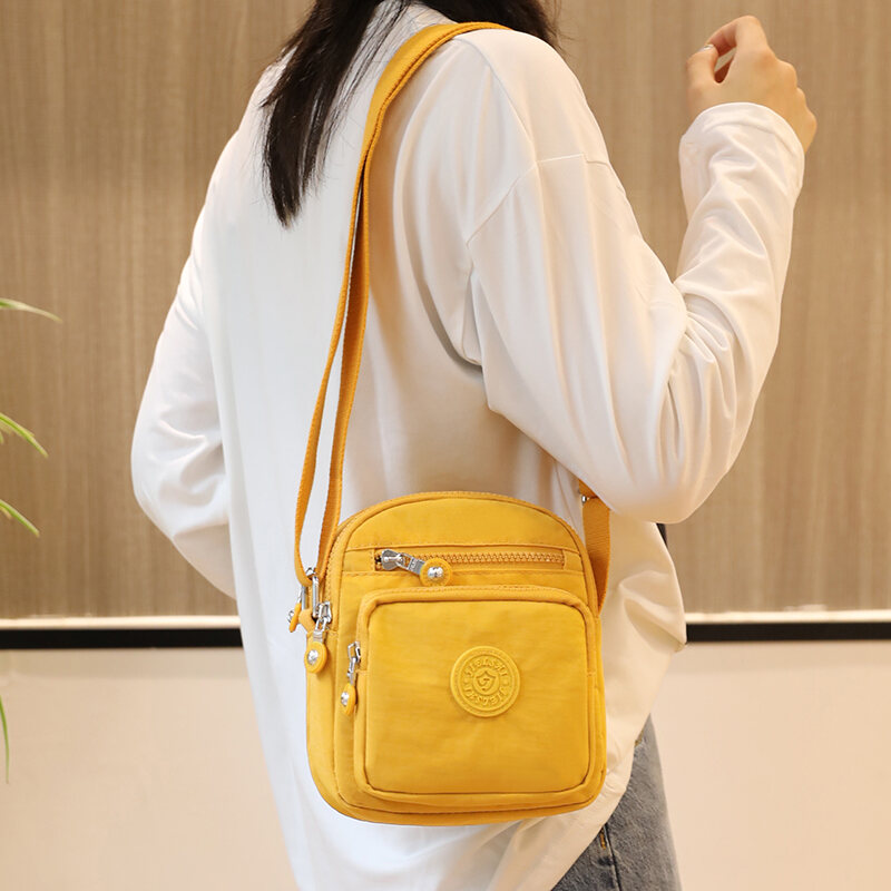 Women's Messenger Bag Fabric New Pouch Korean Style Square Sling Bag ...
