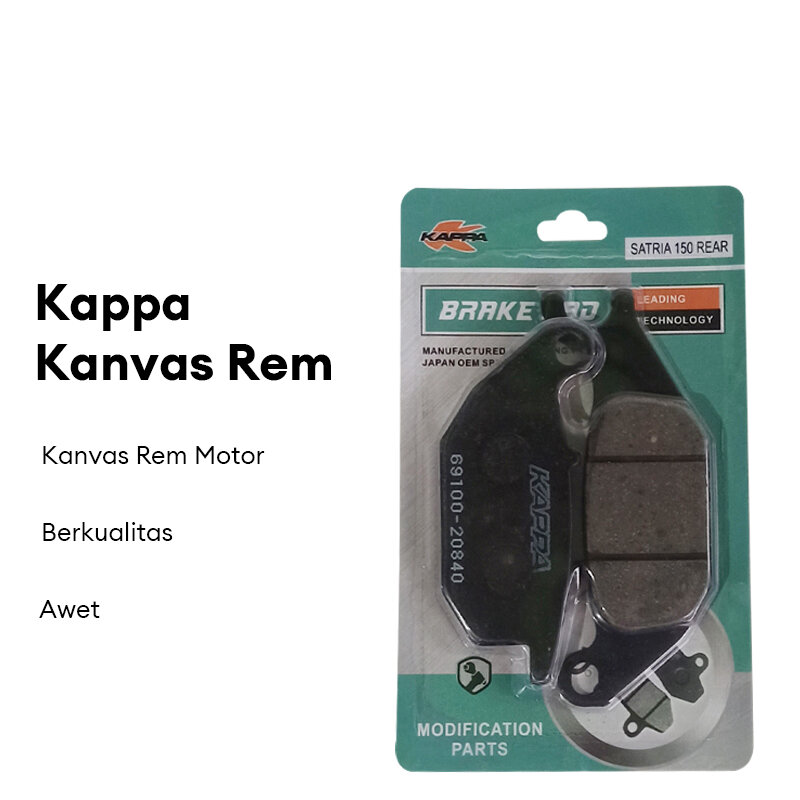 Kappa Kampas Rem Depan Universal Harga 8,900 rupiah*Gratis Ongkir