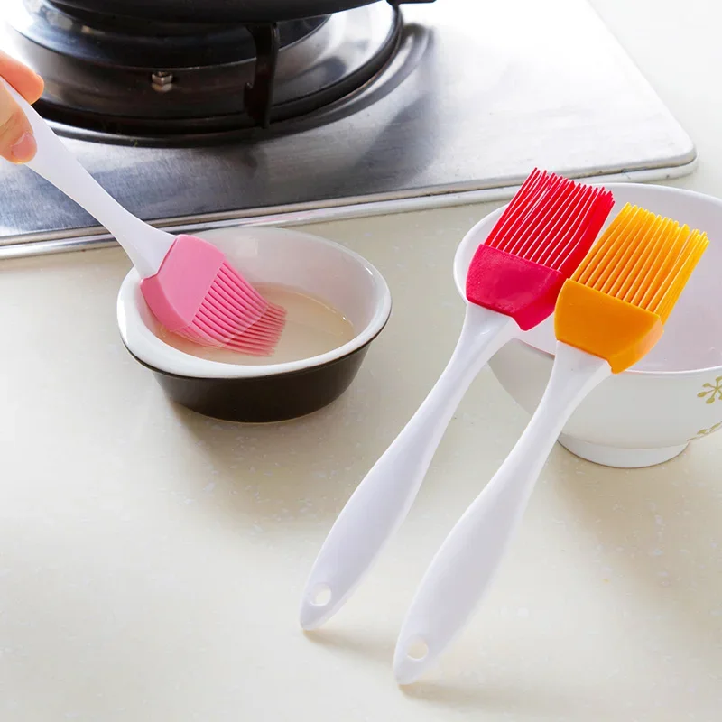 Silicone Brush Barbecue Small Brush High-temperature Resistant No Shed Food Grade Kitchen Baking Tool Cake Oil Brush
