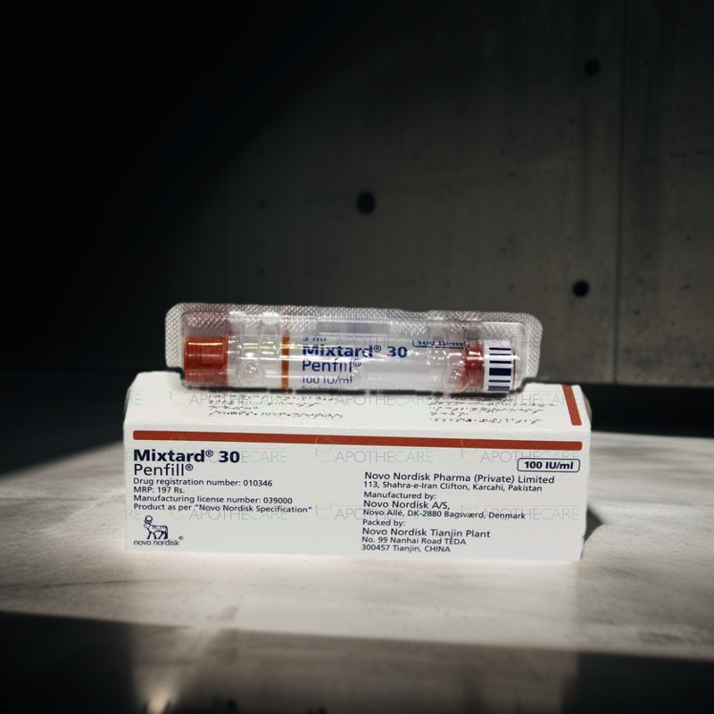 Mixtard 30 Penfill insulin for pen use. 